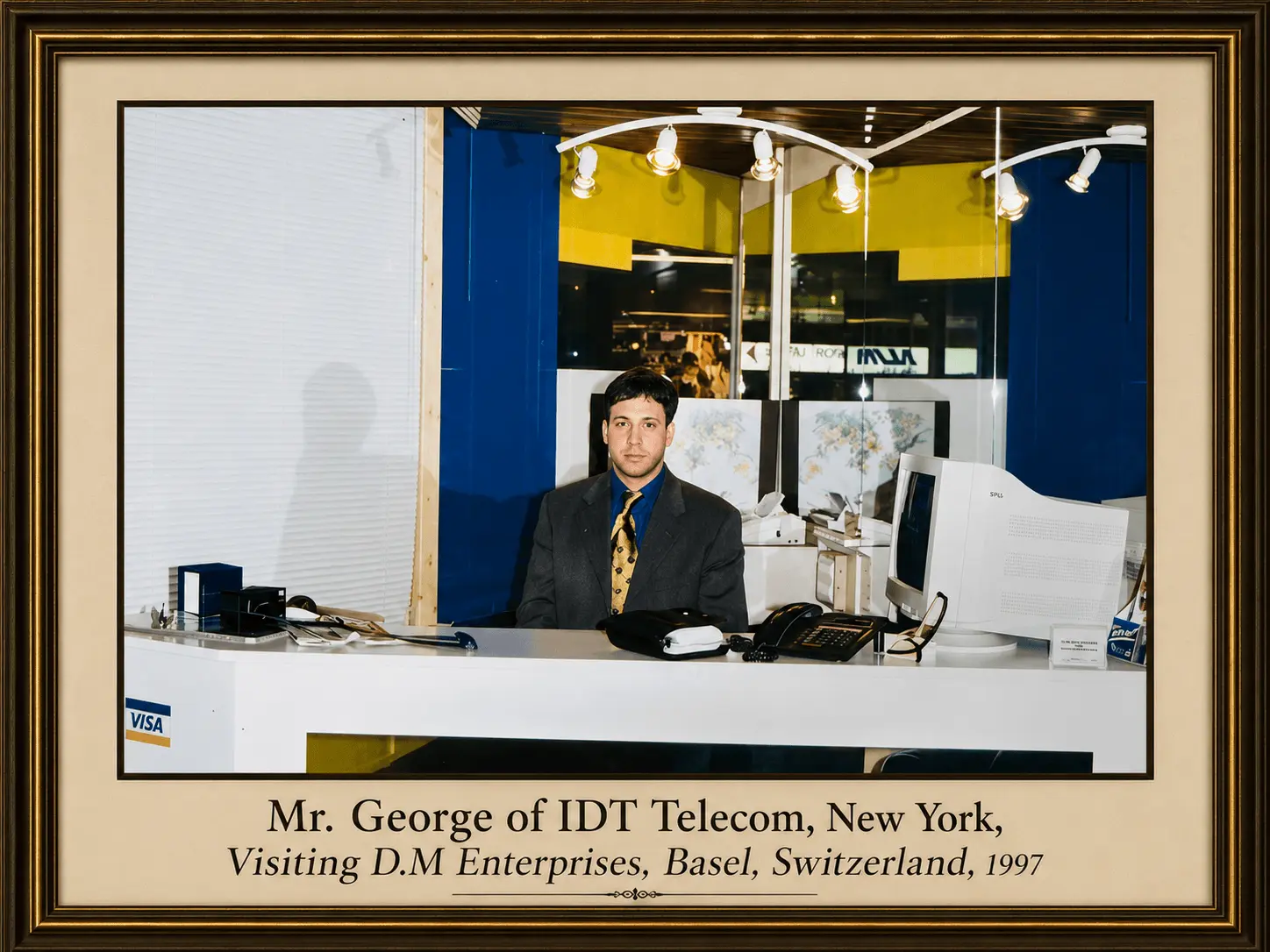 Mr. George of IDT Telecom New York Visiting D.M Enterprises