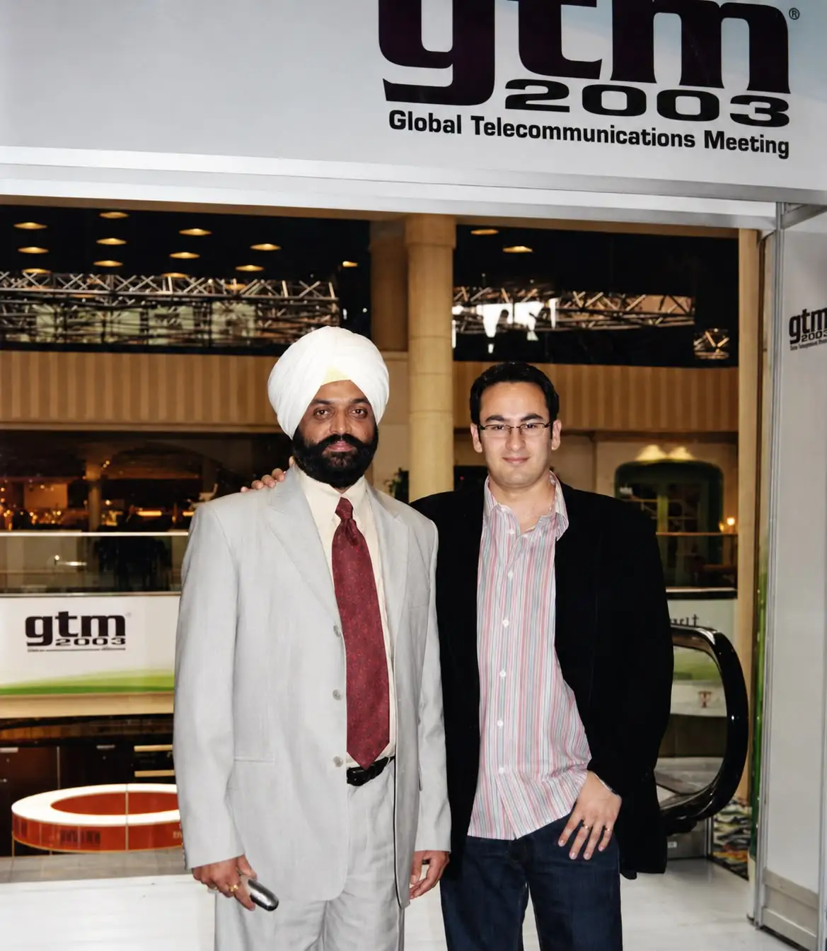 Fabrizio Salanitri with Ranjit Singh Masuta