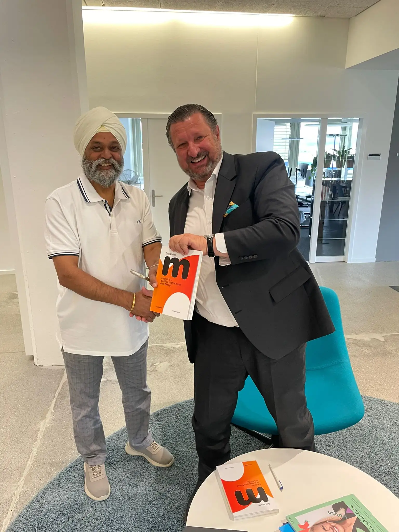 Markus Laenzlinger with Ranjit Singh Masuta