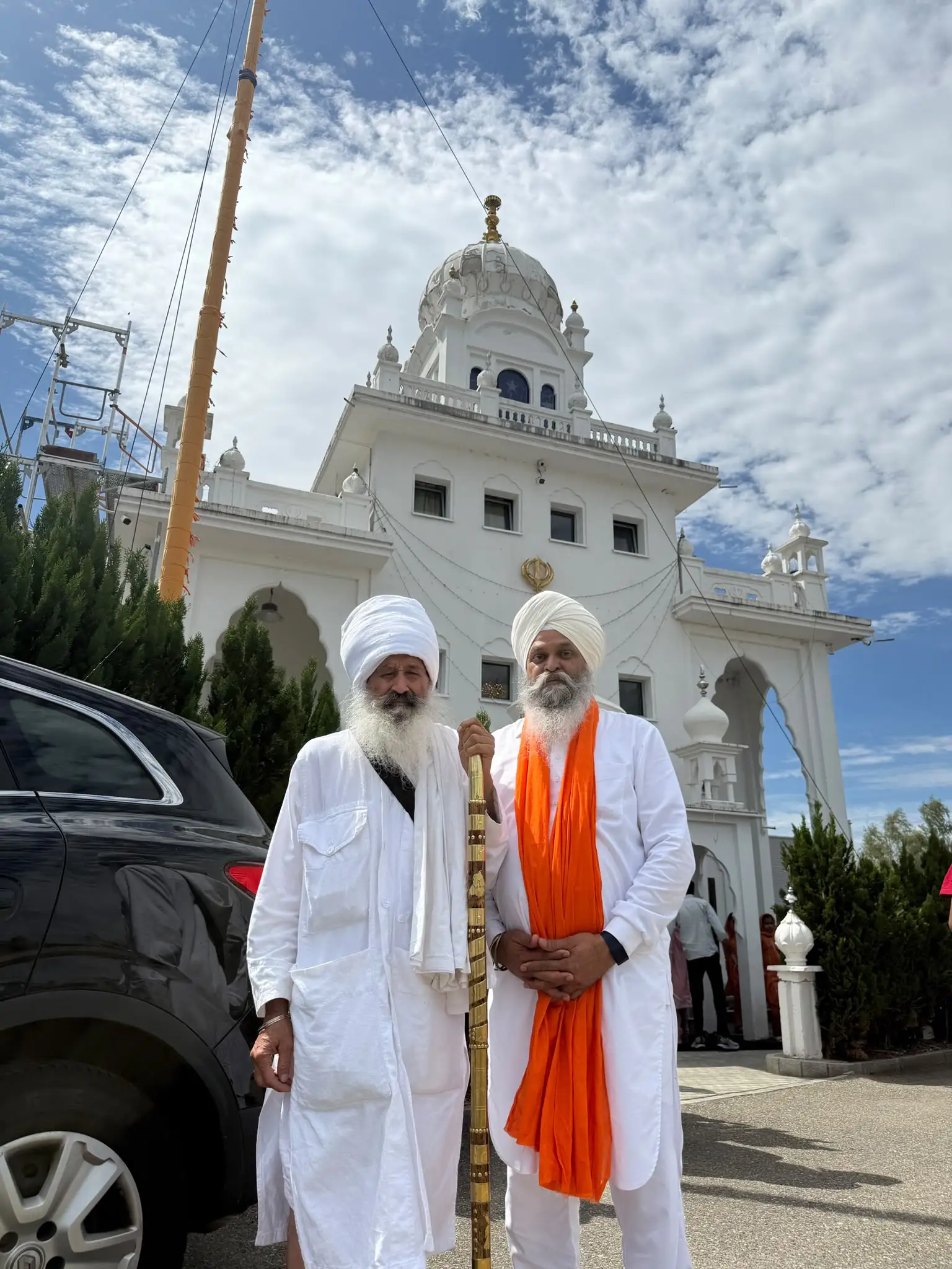 Sant Baba Amrik Singh Ji with Ranjit Singh Masuta