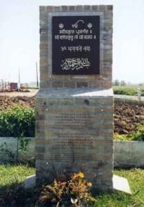 Sikh Soldiers Memorial at Hollebeek Belgium