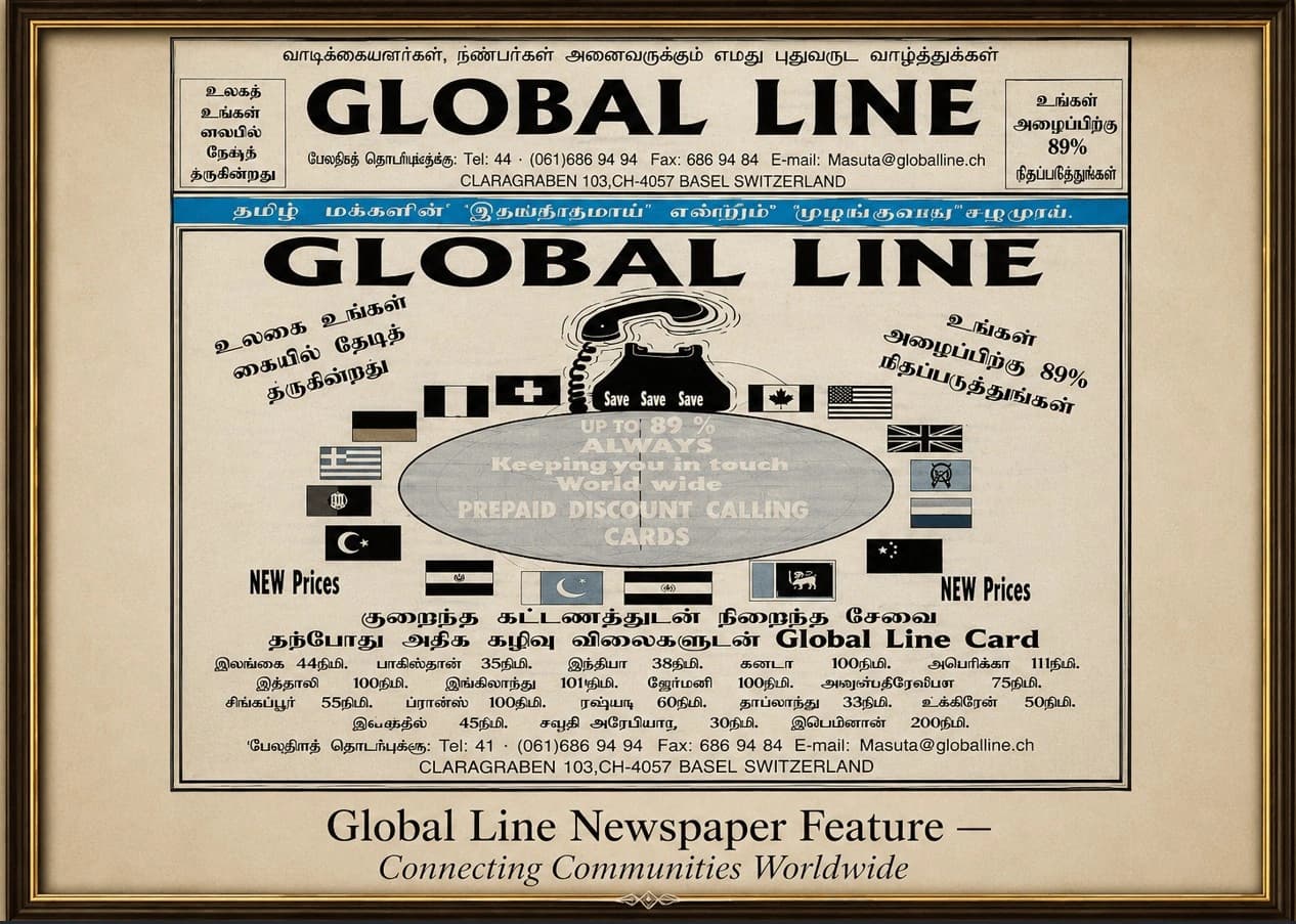 Global Line Newspaper Feature — Connecting Communities Worldwide