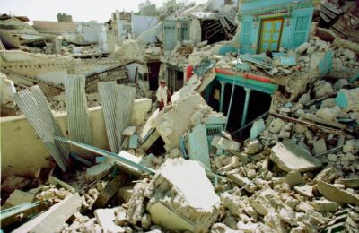Buildings Are Collapse During Earthqucik In Gujrat 2001