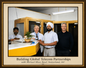 Building Global Telecom Partnerships with Michael Moor, Basel, Switzerland, 1997