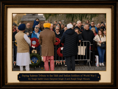 Historic Tribute to Sikh Soldiers at Menin Gate with Ranjit Singh Masuta & Giani Harpreet Singh