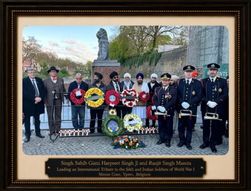 Historic Tribute to Sikh Soldiers at Menin Gate with Ranjit Singh Masuta & Giani Harpreet Singh