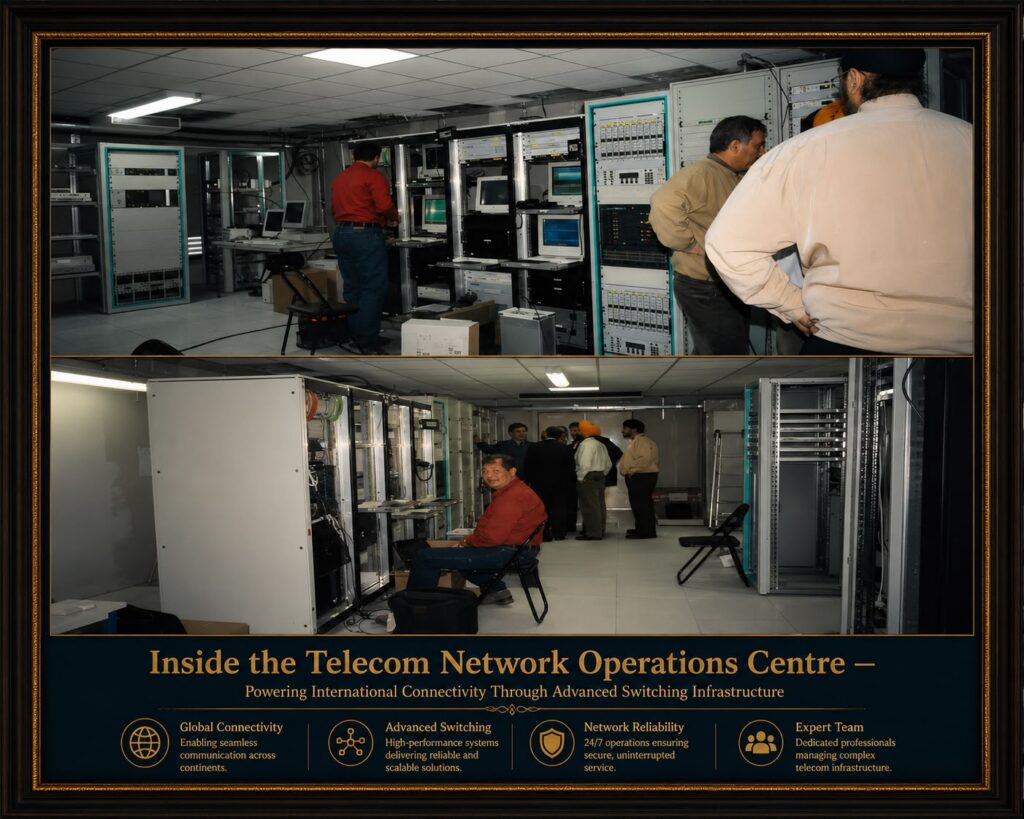 Inside the Telecom Network Operations Centre — Powering International Connectivity Through Advanced Switching Infrastructure