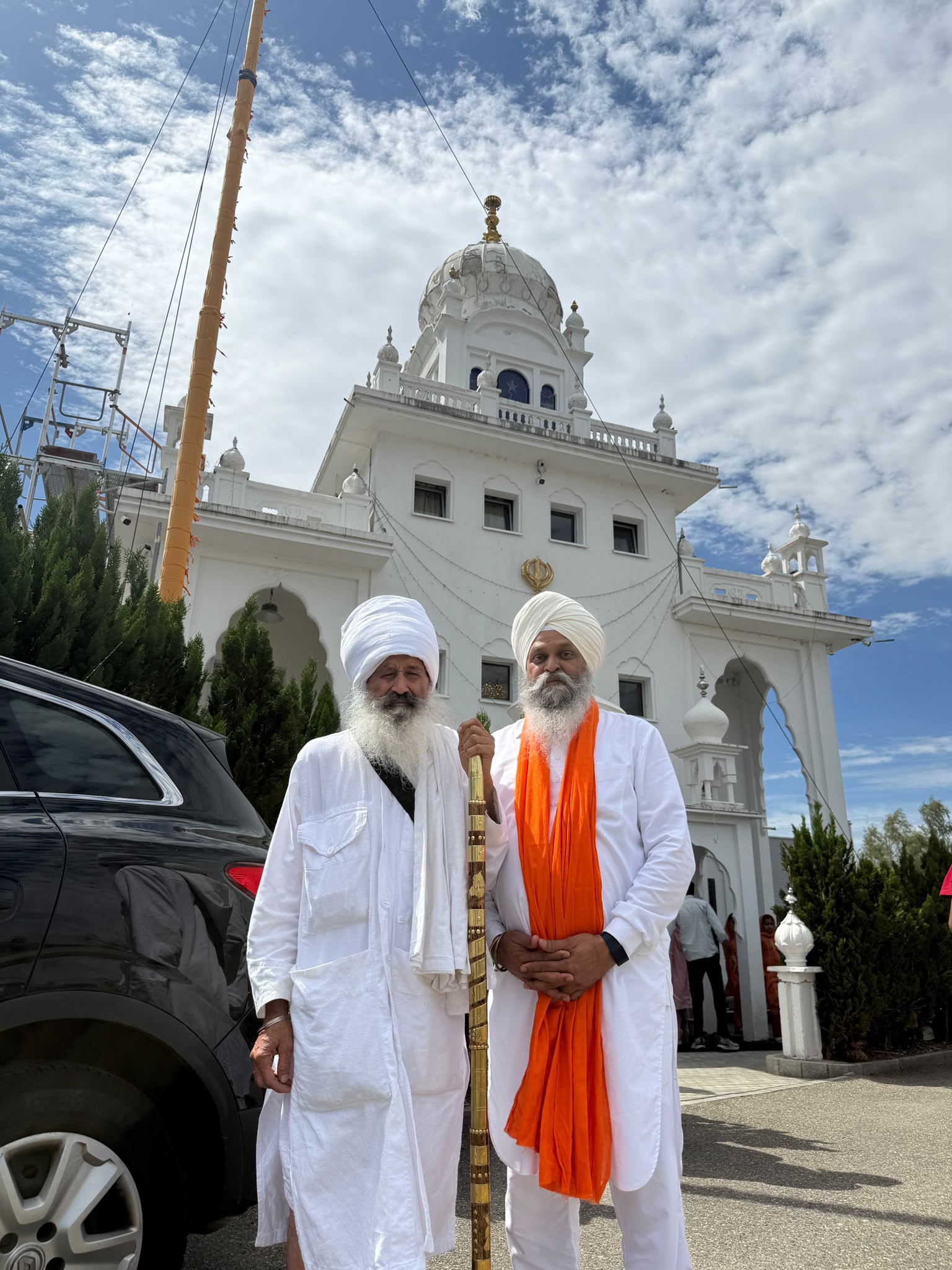 Sant Baba Amrik Singh Ji with Ranjit Singh Masuta